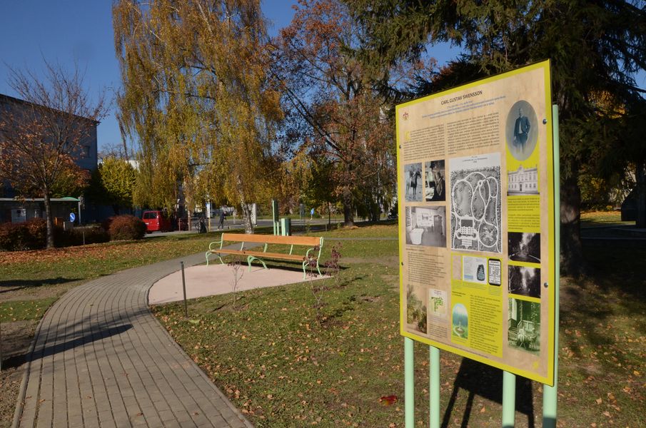 Informačné tabule v parku