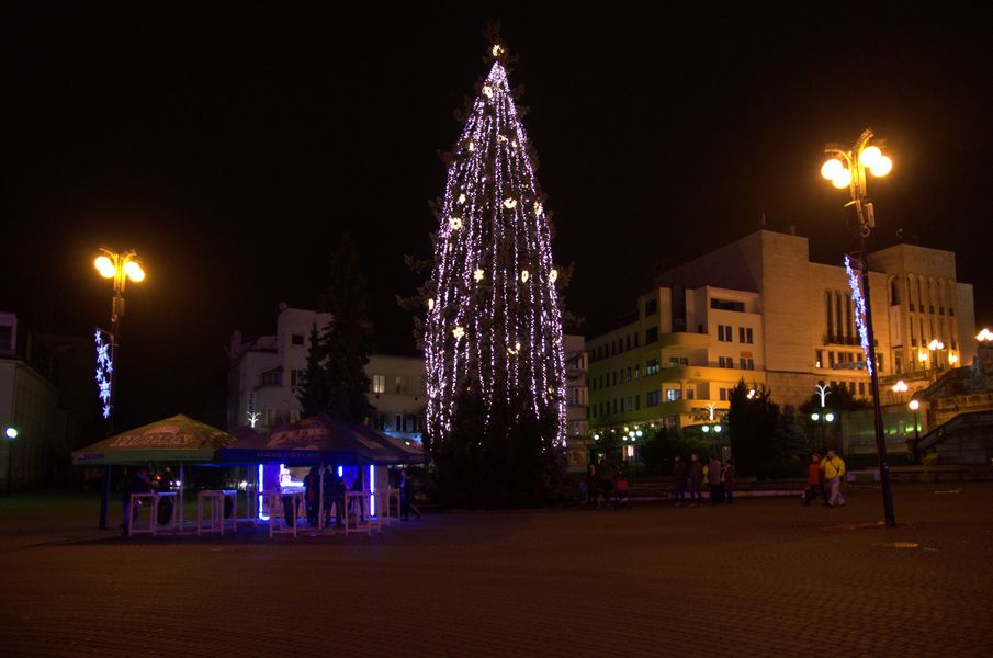 Vianočný stromček v Žiline