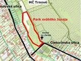 Park sv. Juraja – mapa