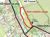 Park sv. Juraja – mapa