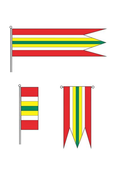 Zástava, krátka vlajka, koruhva