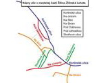 Mapa ulíc v Žilinskej Lehote