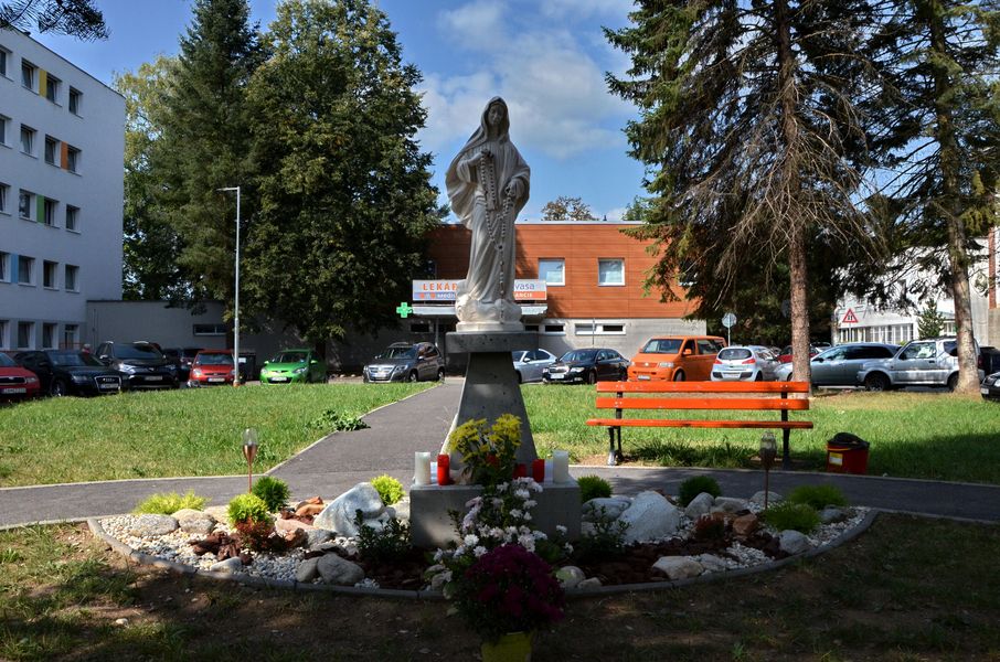 Socha Panny Márie v nemocnici