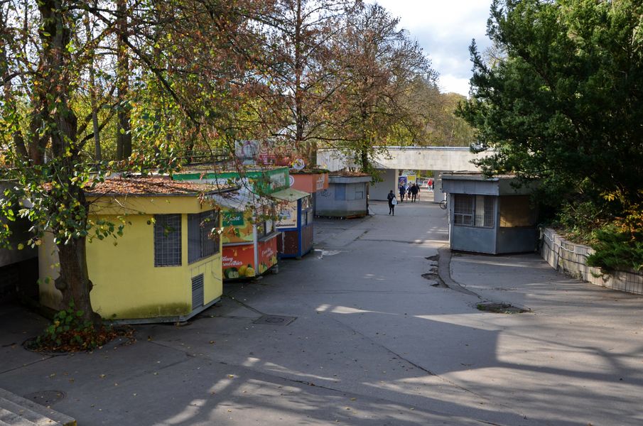 Predajné stánky staré
