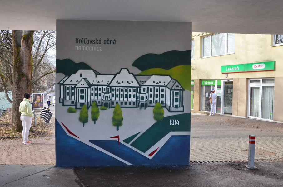 Vstup do nemocnice v Žiline