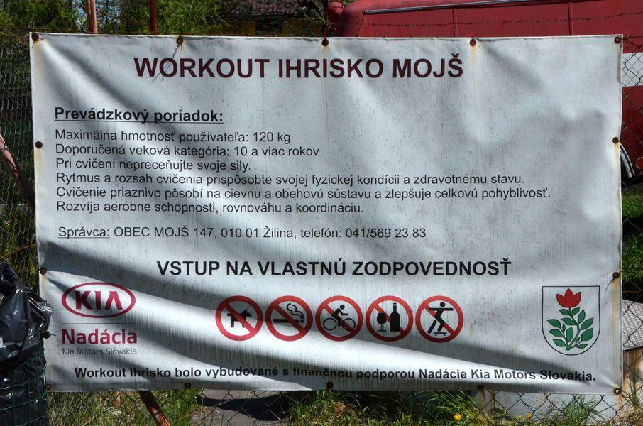 Workout ihrisko Mojš