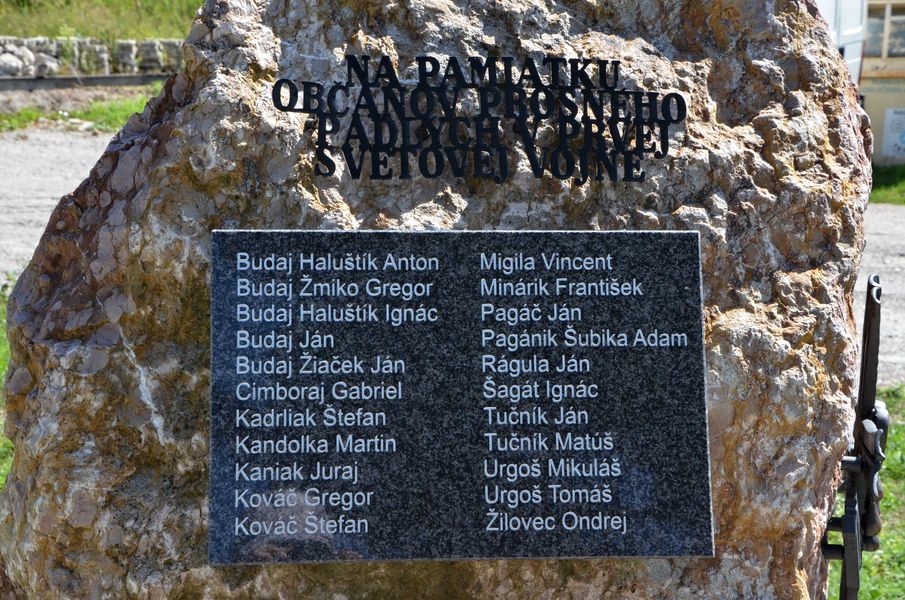 Pamätník obetiam vojny Prosné