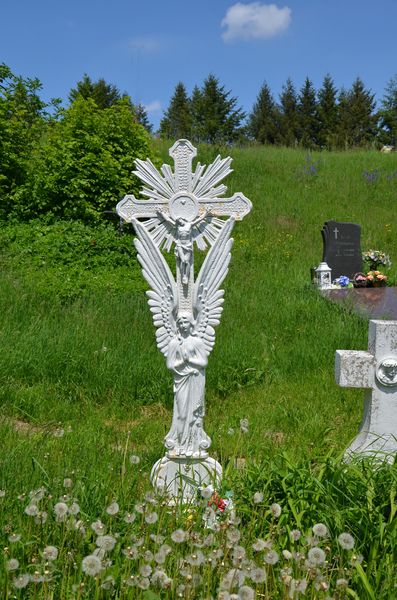Kríž na cintoríne v Stránskom