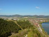 Pohľad z hradu Strečno