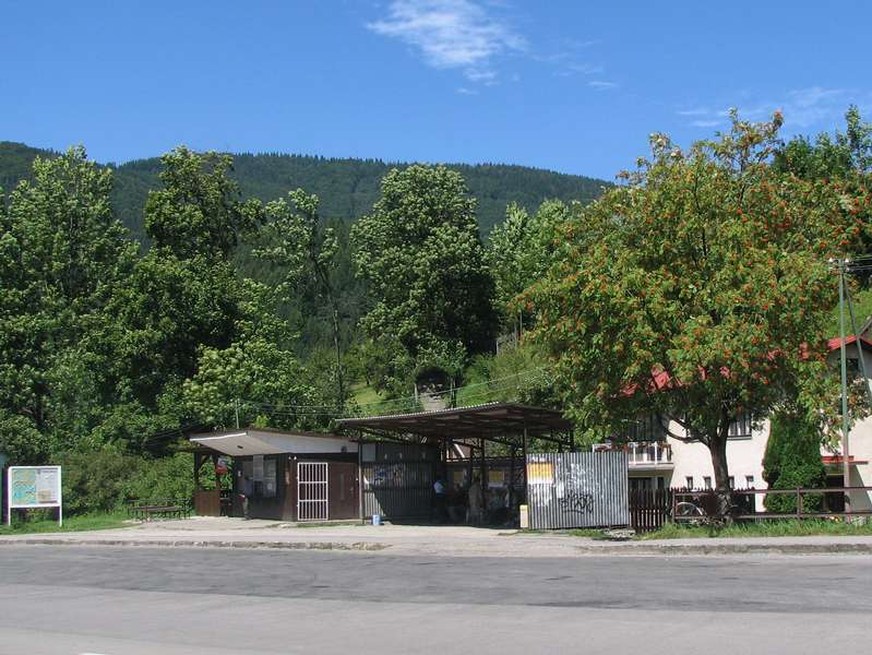 Autobusová stanica v Terchovej