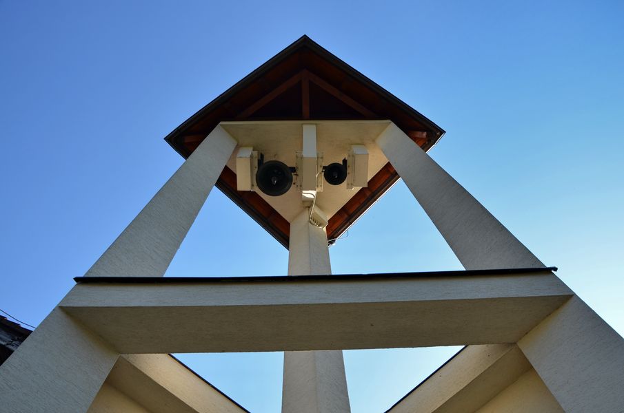 Zvonica v obci Stupné