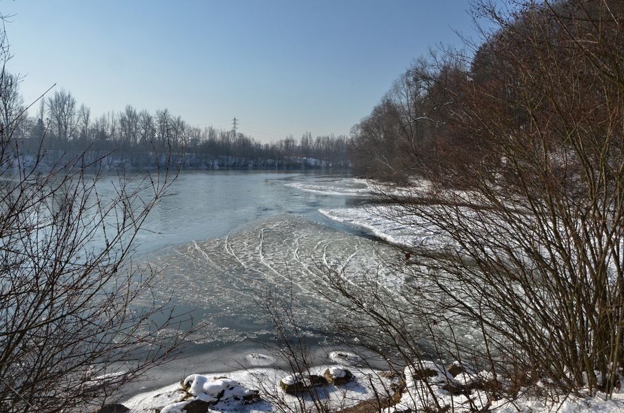 Ústie rieky Kysuce do Váhu