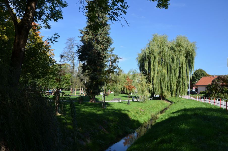 Potok Všivák v Parku Ľ. Štúra 