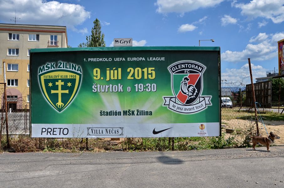 MŠK Žilina – Glentoran FC