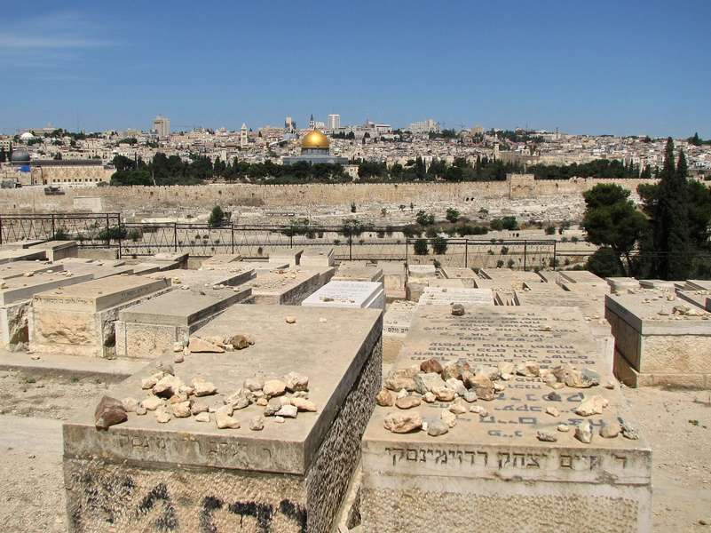 Jewish cemetery on Mount of Olives