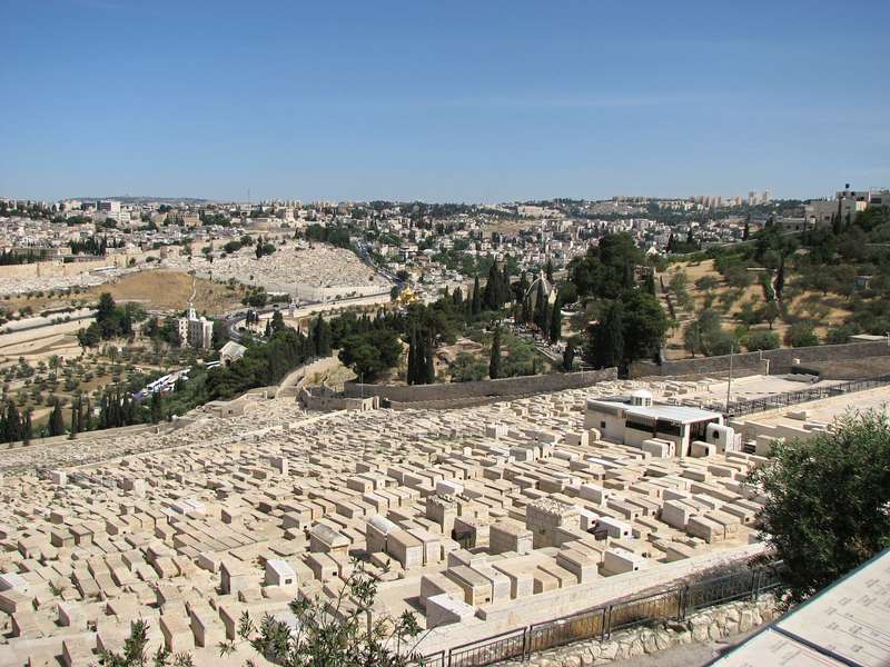 Židovský cintorín na Olivovej hore Jeruzalem