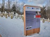 Cintorín a informačná tabuľa