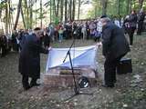 Odhalenie Pamätníka obetí holokaustu