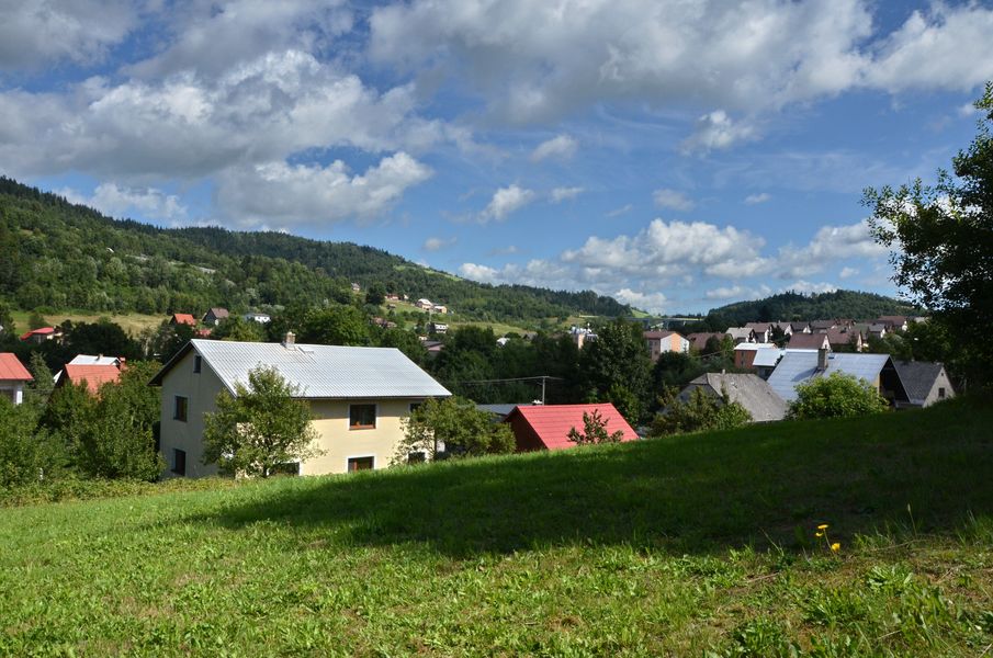 Pohľad na obec Skalité