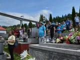 Pri hrobe Ondreja Čaneckého