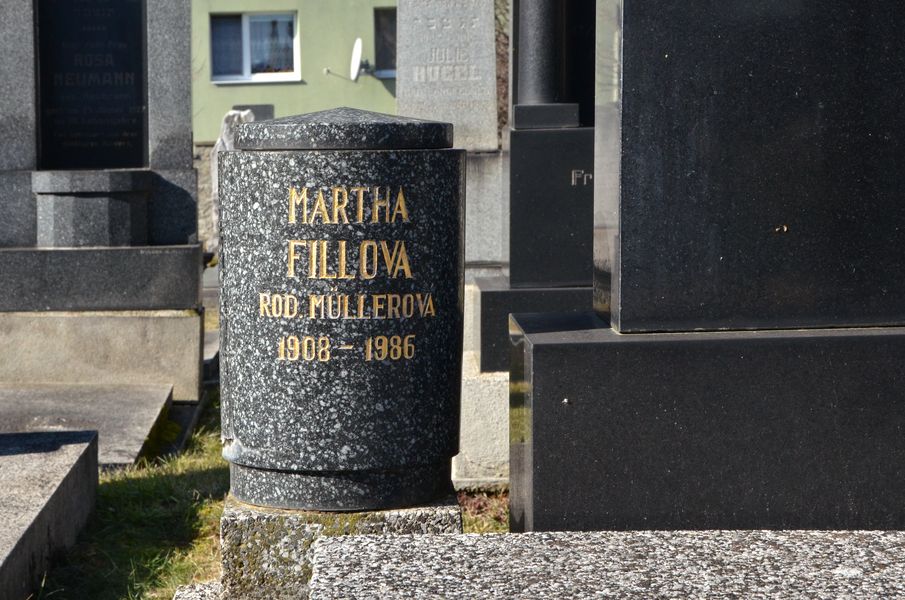 Martha FILLOVÁ, rod Müllerová