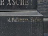 A. Folkmann, Zsolna