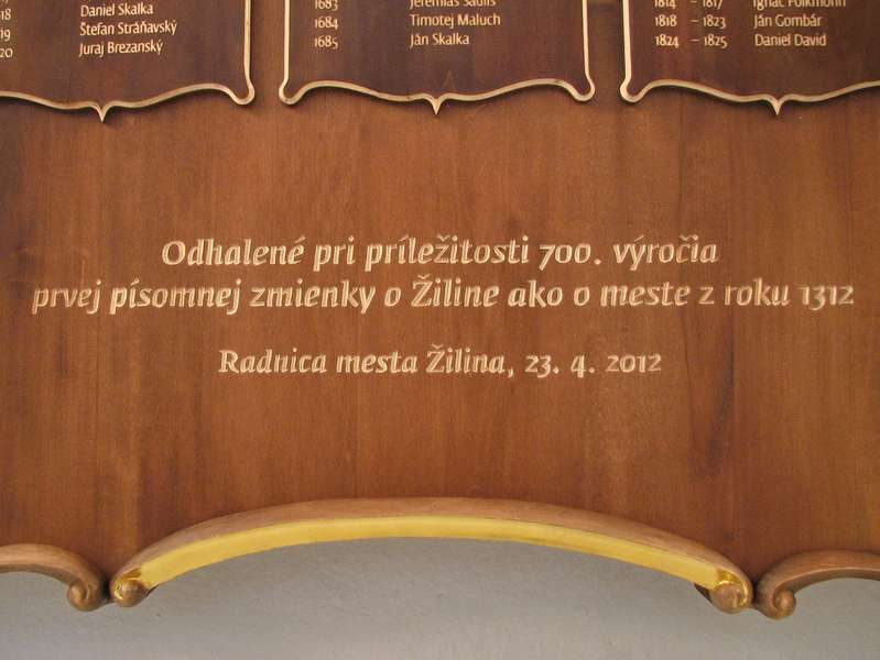 Richtári, starostovia a primátori mesta Žilina