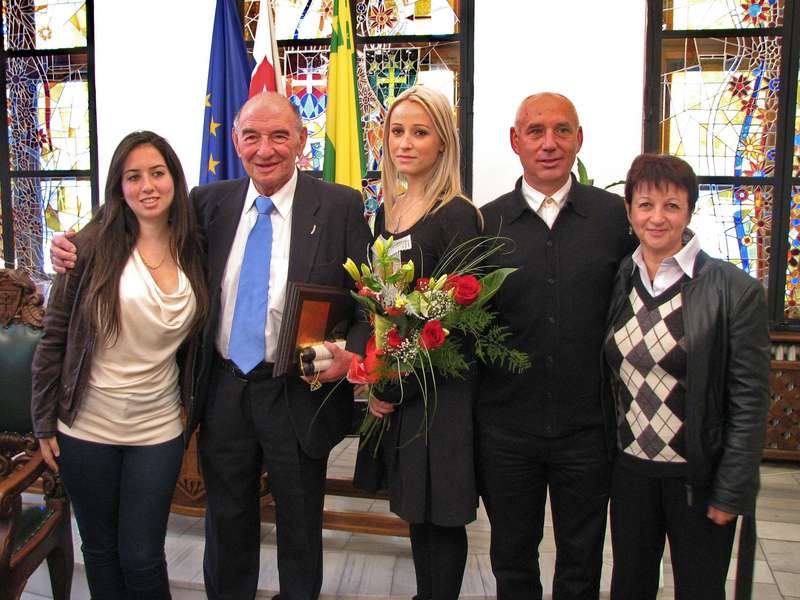 p. Arieh Klein s rodinou